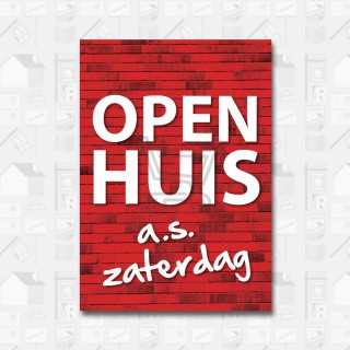 Standaard open huis posters